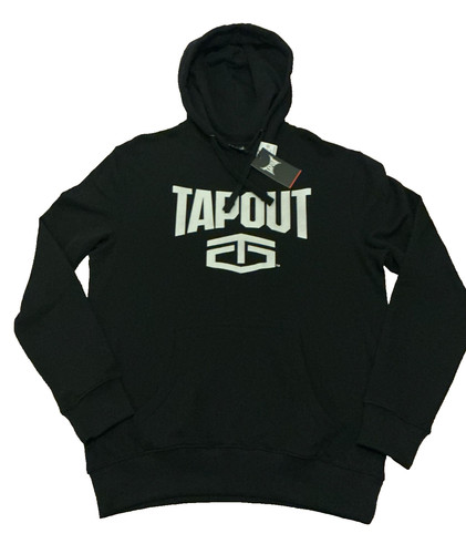 Tapout hoodie herren schwarz - schwarz, m