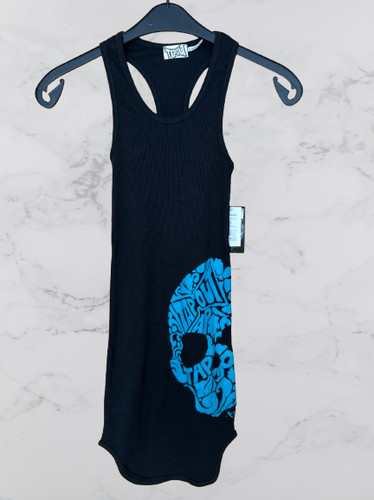 Tapout kleid skully rippstrick - kleid,